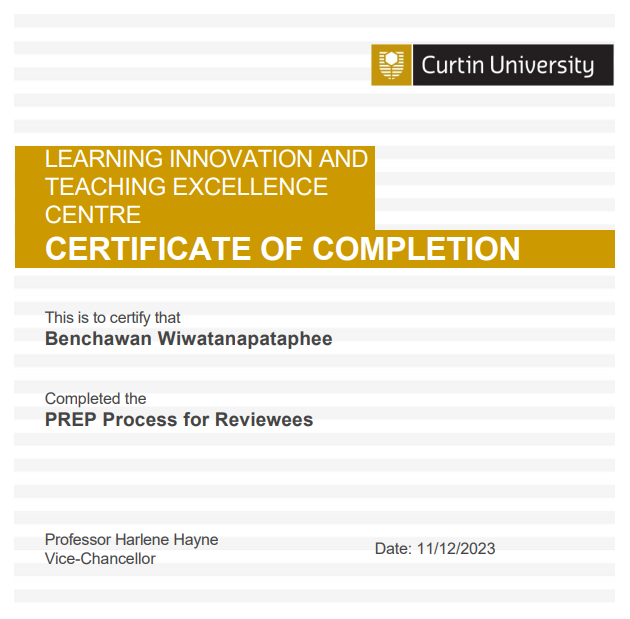 11/12/2023 PREP Certificate